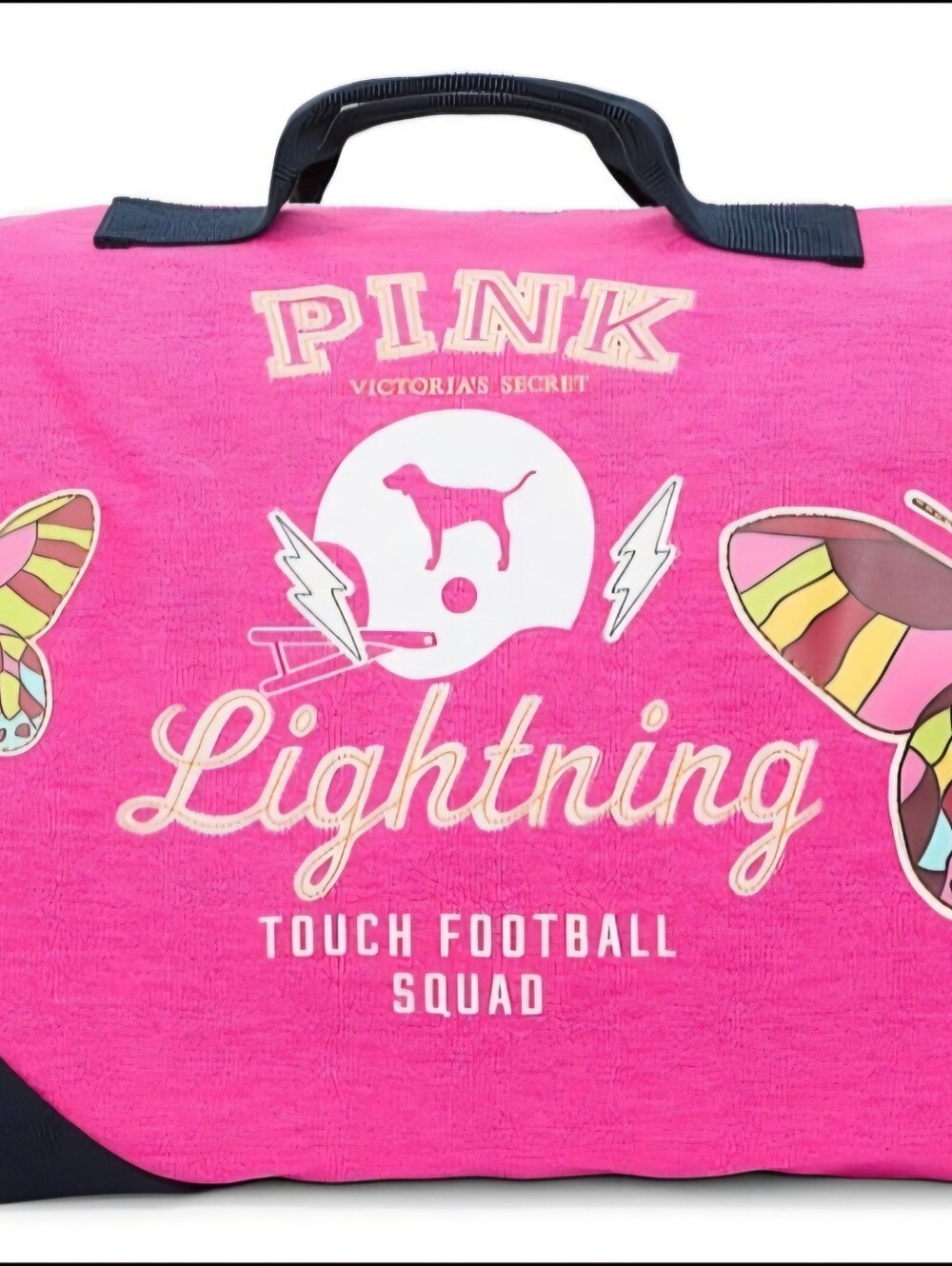 Victoria’s Secret PINK University Lightning Duffle Bag Rare Y2K NWT